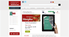 Desktop Screenshot of intjmorphol.com